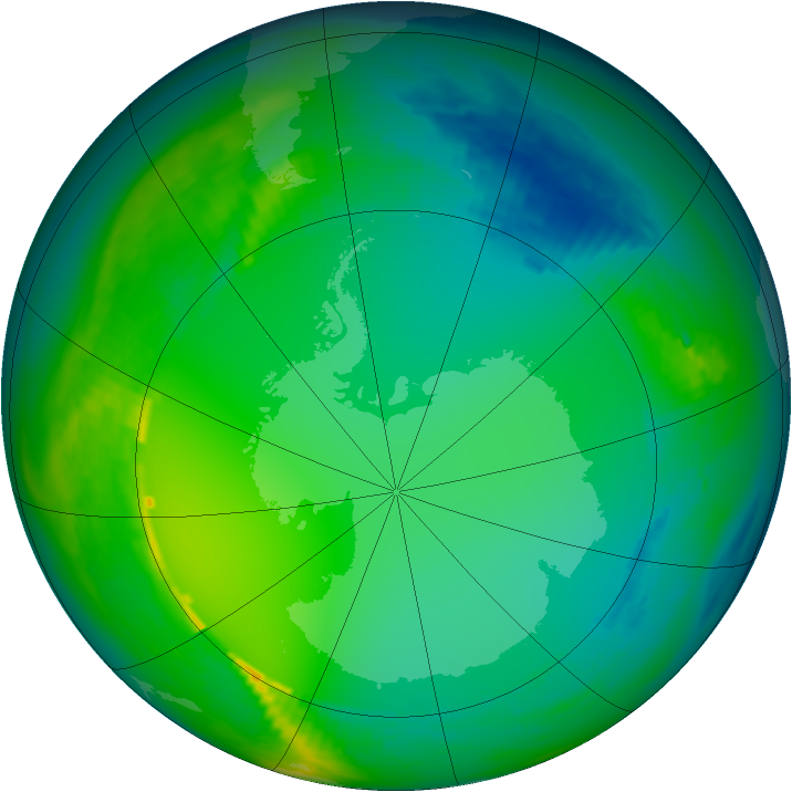 Ozone Map 1984-07-03